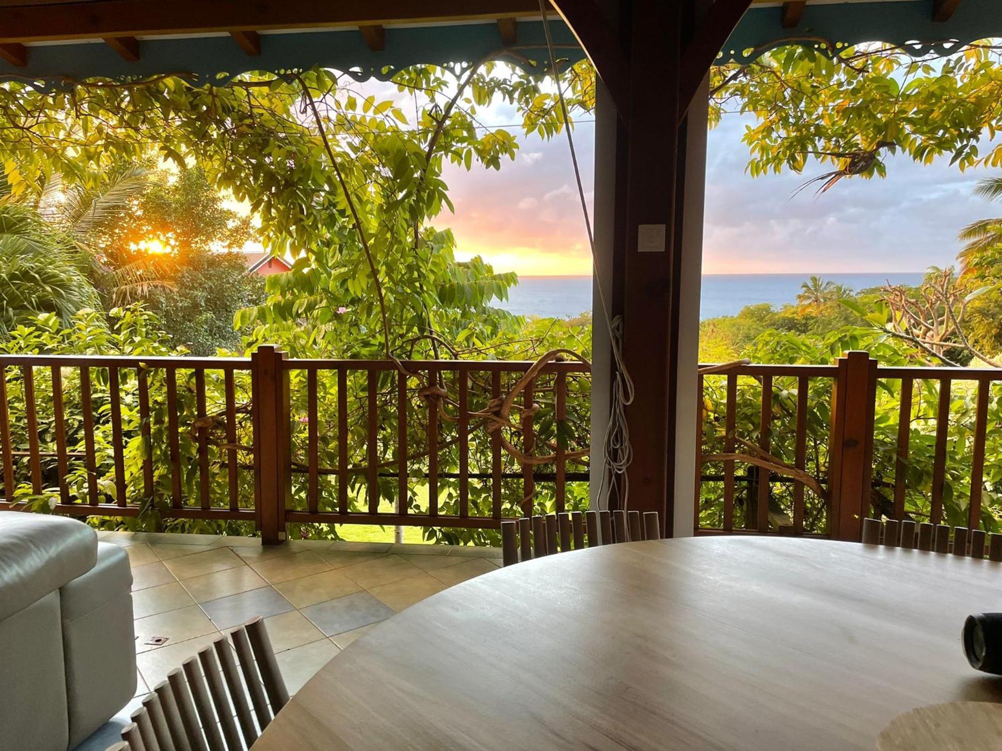 Villa Nature Caraïbe à Face à La 3 Ch Deshaies